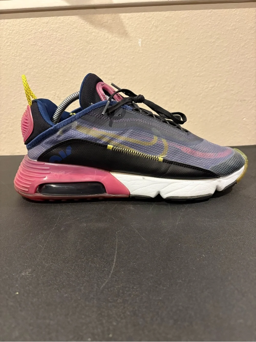 Nike Air Max 2090, CT7695-401, Blue Void/Fuchsia, Mens Running Shoes, Size 10